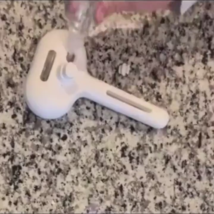 Self-Cleaning Spray Brush for Cats with One-Touch Hair Removal Design, Durable and Lightweight ABS Material