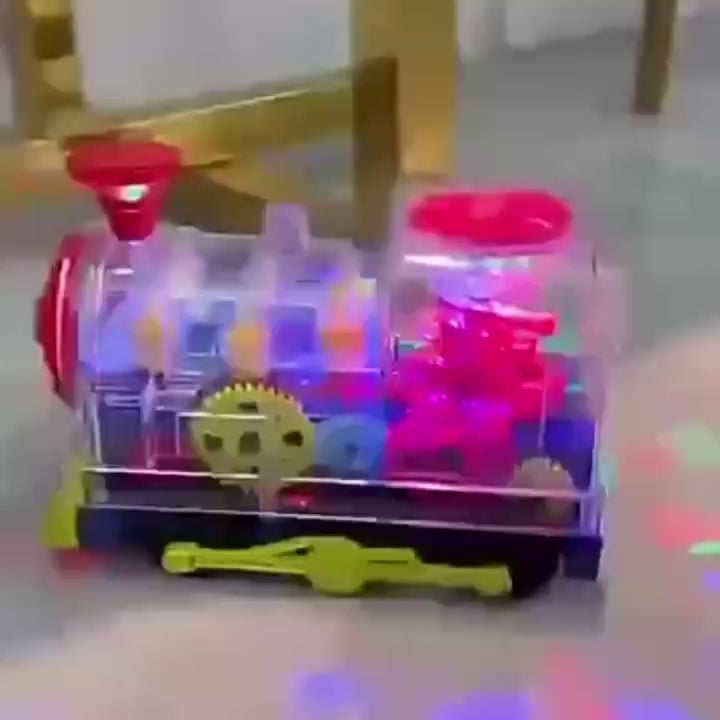 Light & Sound Train Toy for Kids – Interactive Locomotive with Realistic Lights, Sounds and Moving Wheels