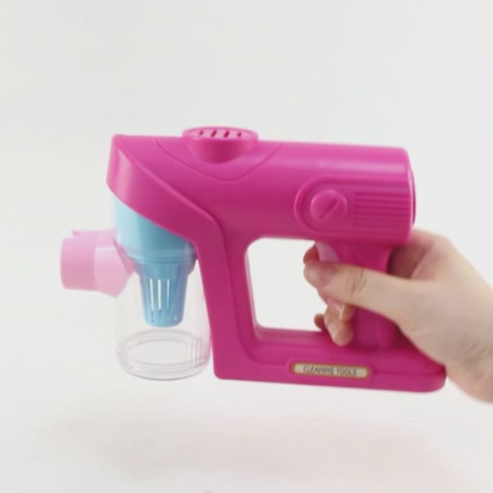 3 in 1 Electric Mini Vacuum Cleaner Toy with Simulated Suction Effect, Lights & Sounds, Safe for Ages 3+