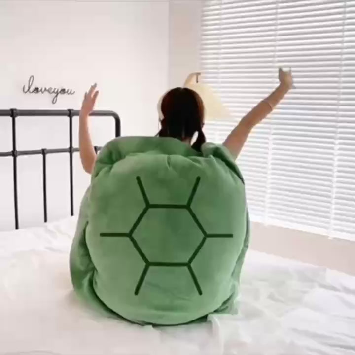 Wearable Turtle Shell stuffed Animal Large Toy Plush Pillow Includes Filler Sea Turtle Costume stuffed Animal Gift For Kids Adults