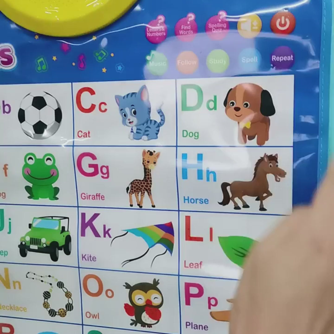 Learning Tablet for Toddlers – Interactive Educational Toy with ABCs, Numbers, Games & Music