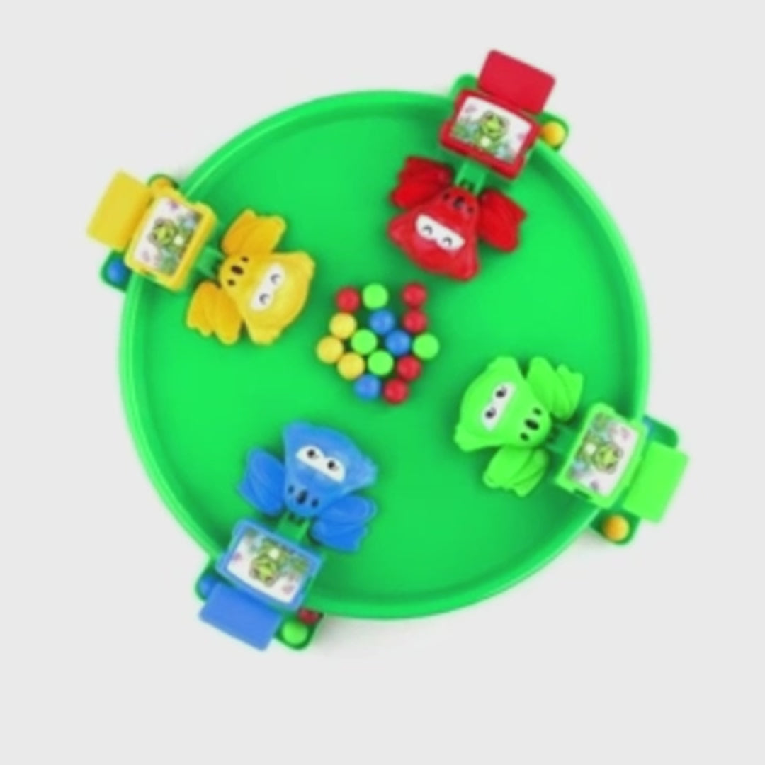 Frog Eating Bean Board Game with Interactive Play, Skill Development, Safe for Kids 3+