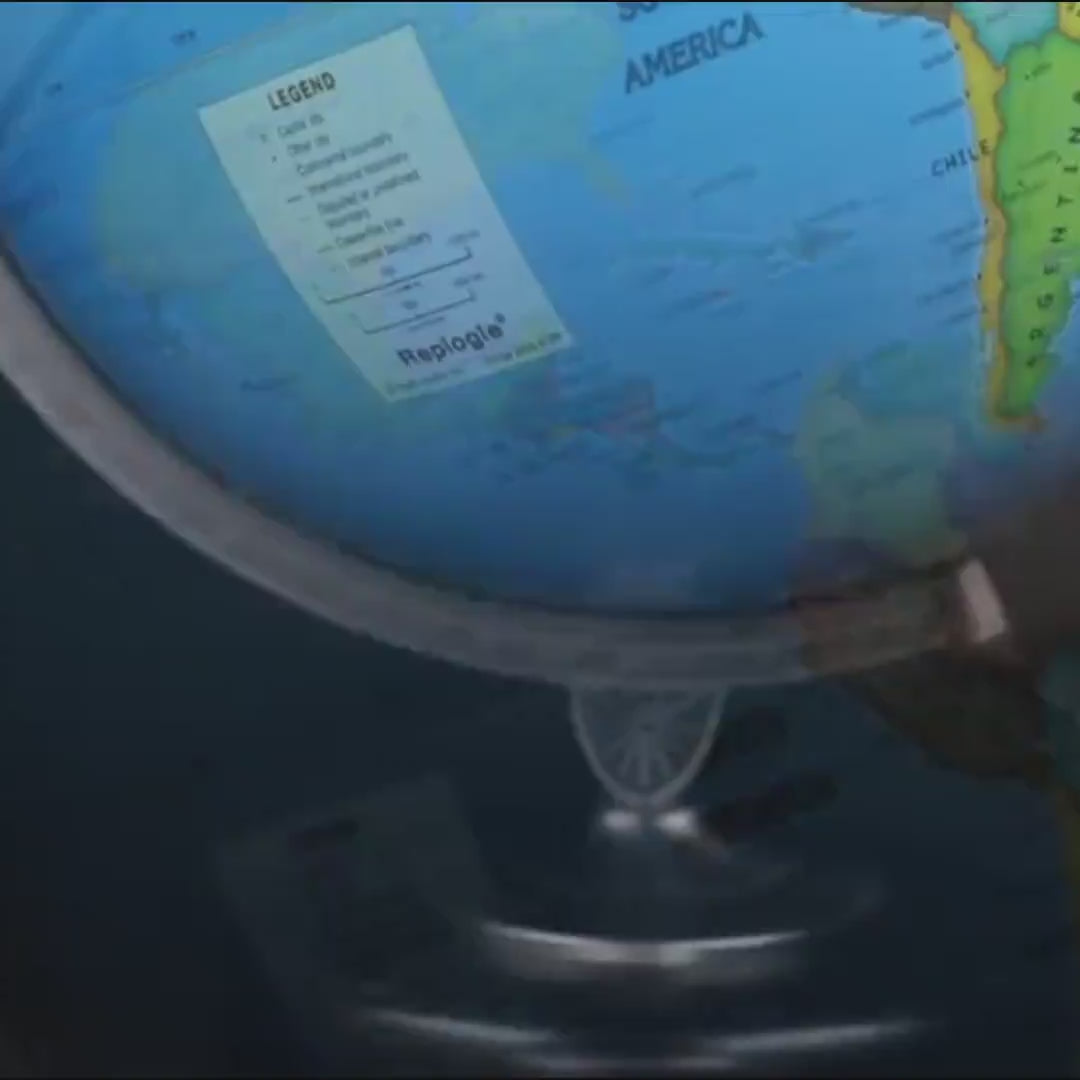 World Globe Led Constellation Map & Night Light, Educational Toy & Decor