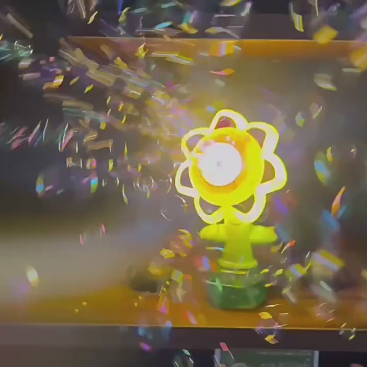 Head Shaking Bubble Flower Kids Toy – Interactive Fun Bubble Blower for Children