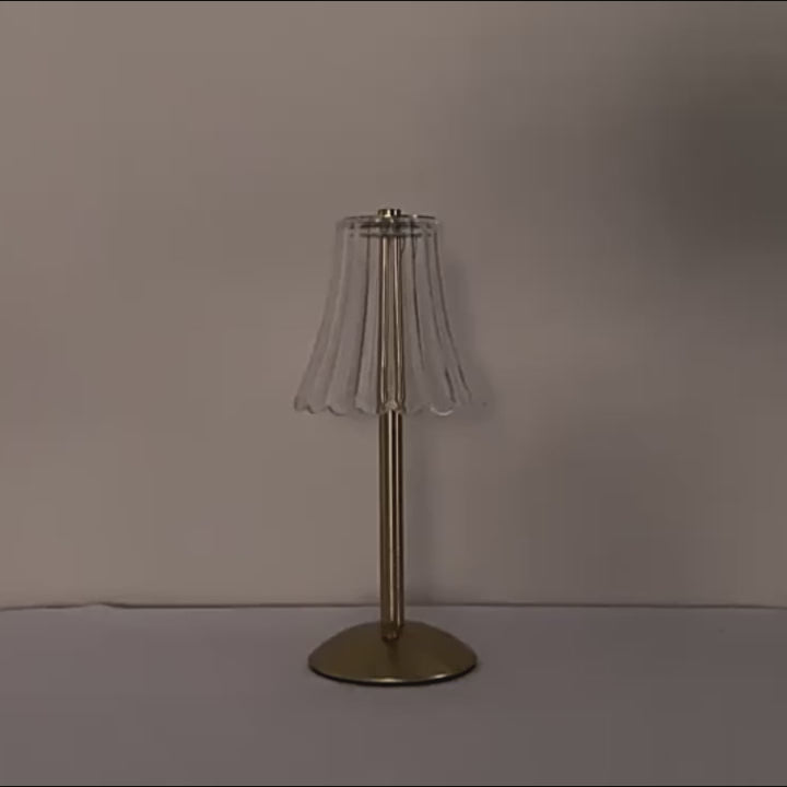 Rechargeable LED Table Lamp – Cordless Touch, Stepless Brightness Adjustment, Memory Function