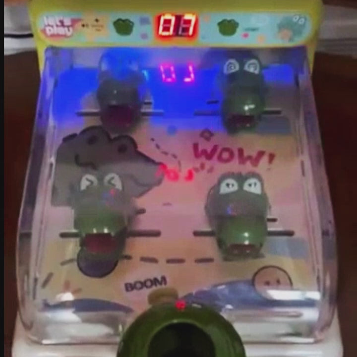 Pinball Shooting Machine With Lever Launcher, Scoring Drops, Tracks, Multiplayer Fun For Ages 3+