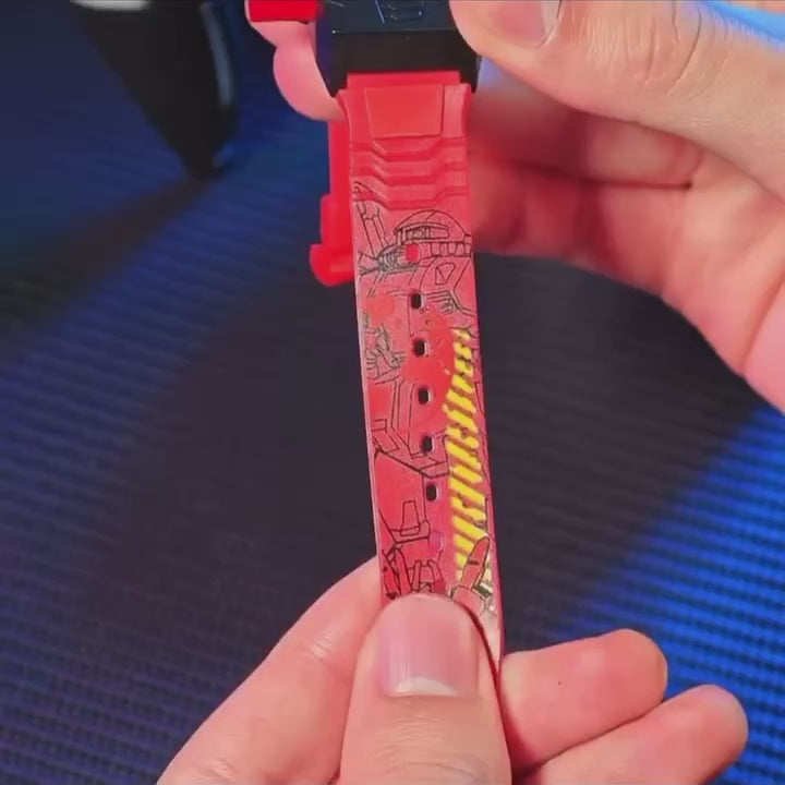 Robot Transformation Digital Watch with Digital Time Display, Premium PU Resin Strap for Kids