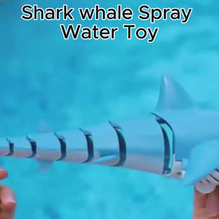 Shark Whale Spray Water Toy with 2.4G Remote Control, Bionic Spine, Realistic Swimming - Safe for Ages 6+
