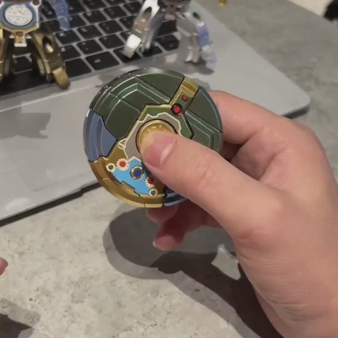 Transformable Fidget Spinner Toys With Robot-to-Spinner, Smooth Spin, Easy Switch, Interactive Play