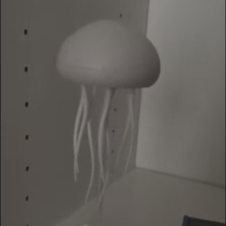 Jellyfish Realistic Night Light Ocean Hanging Lamp Perfect Gift - Color-Changing , Rechargeable, Soothing Ambience