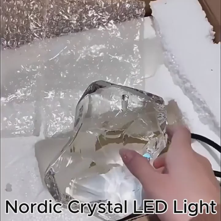 Nordic Crystal LED Pendant Light – Elegant Dining Room, Bar, Kitchen, and Bedroom Hanging Lamp, Luxury Suspension Chandelier for Modern Home Décor