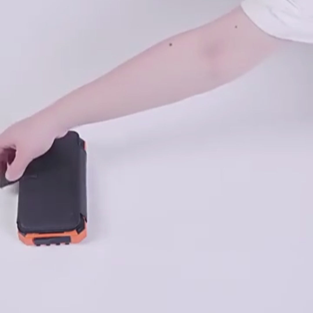 Solar Charger Power Bank With 20000mAh, USB & Wireless Charging, Weather-Resistant