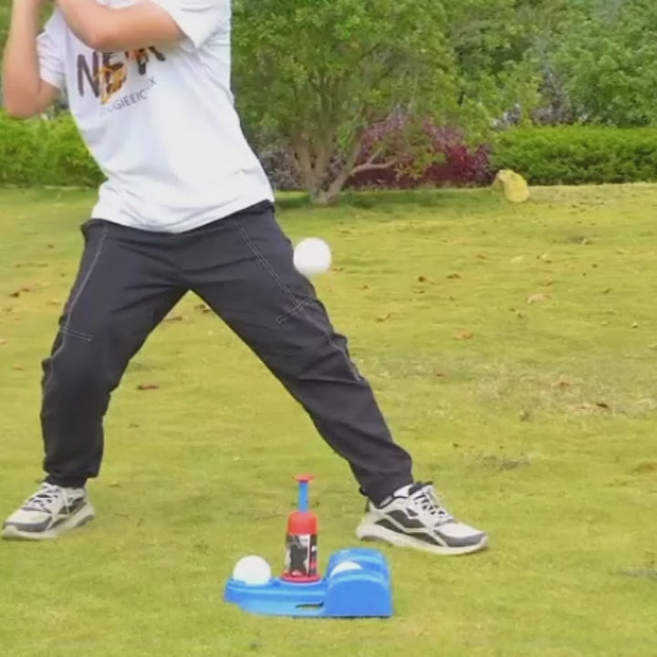 Adjustable Automatic Pitching Baseball Machine for Kids 3+