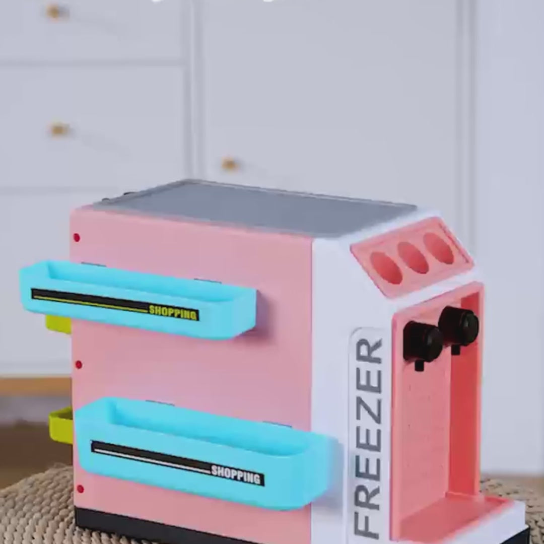 Educational 3-in-1 Cash Register Toy with Pretend Play Supermarket Set, Safe for Ages 3+
