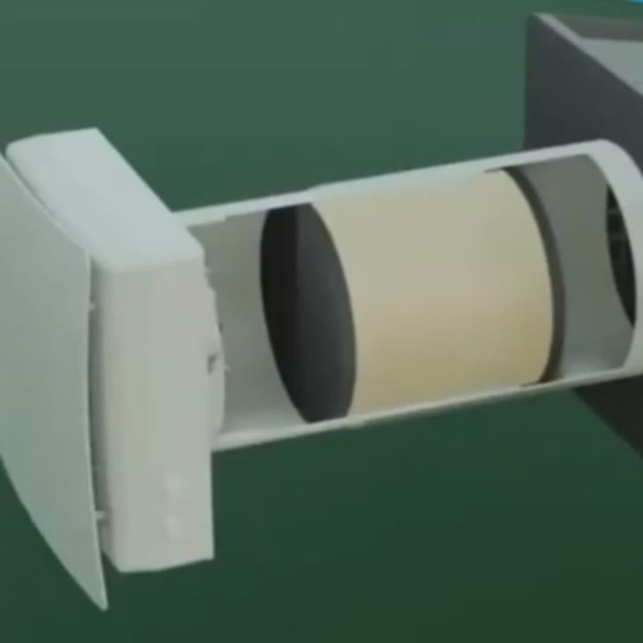 Bathroom Extractor Fan - Silent Air Vent with Remote Control, Effective Odor Removal and Dehumidification