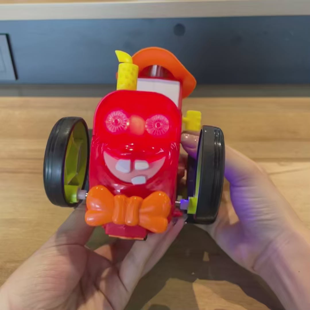 Remote Control Crazy Jumping Stunt Car with Music & Flashing Lights, Safe for Ages 3+