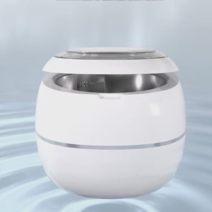 Ultrasonic Portable Denture Cleaner Machine with UV Sterilization, Dual Cleaning Modes, One-Touch Control Panel