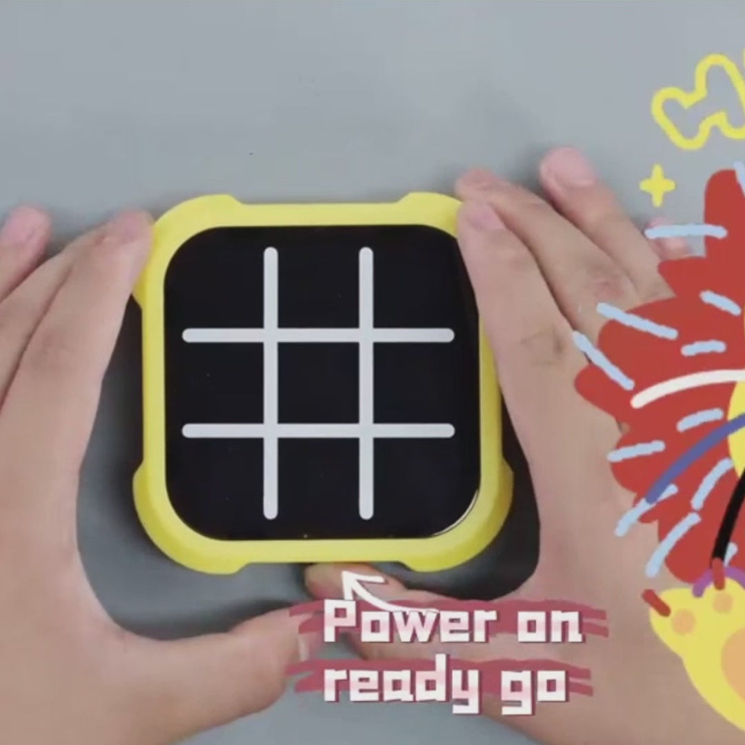 Tic-Tac-Toe Board Game with Fun & Educational, Compact Design, Multiple Play Modes, Safe for Ages 3+