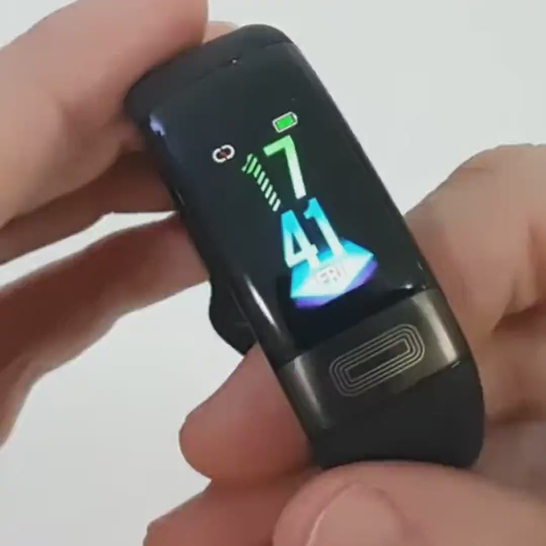 Smart Health Monitoring Bracelet with Multiple Sensors – Sleep Tracking, Activity Metrics, Notifications, Alarms & Reminders