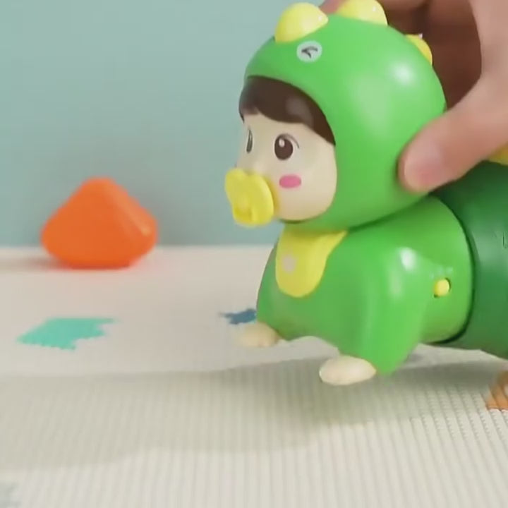 Crawling Baby Doll Toy with Music Light Interactive Educational Walking Dancing Sensory Toys Tummy Time Educational Toy For Toddlers
