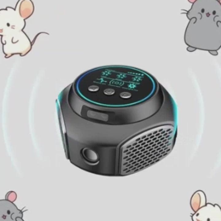 Ultrasonic Rodent Repellent Plug-In, 3200 sq ft Coverage, 360° Coverage, Silent Operation, Chemical-Free