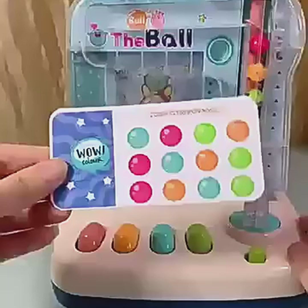 Rolling Track Ball Puzzle Toys With Sound & Light, Motion Control, Auto Start Stop, USB Battery Powered for Ages 3+