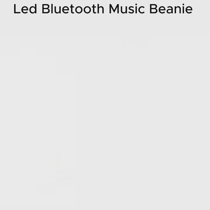 Wireless Bluetooth Music Beanie with Built‑In Headphones and LED Light