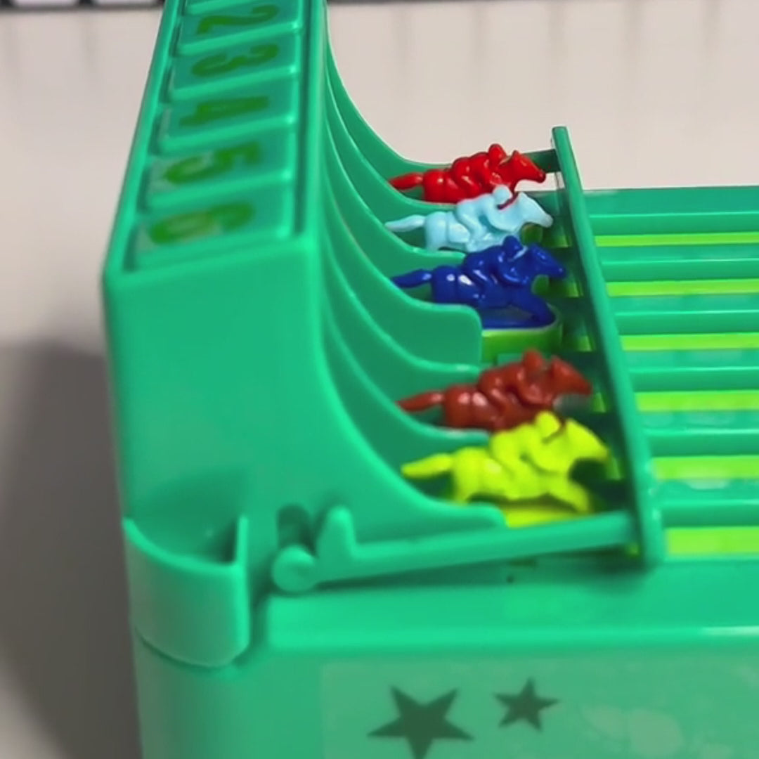 Electronic Horse Race Board Game with 6 Horses, Battery Powered Machine, Safe for Ages 3+