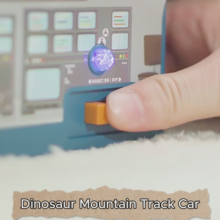 Electric Dinosaur Mountain Track Car with Multi-Floors, Various PCS - Safe for Ages 3+