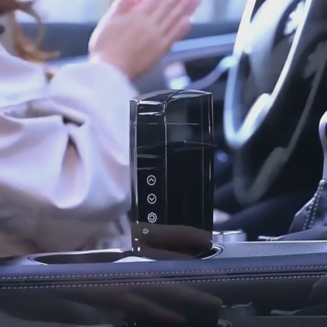 12V 400ml Portable Car Self-Heating Mug – Fast & Efficient Warmer with LCD Display