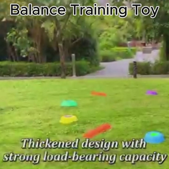 Balance Training Toy with LED Stepping Stones, Non-Slip, Durable, Indoor Outdoor Use, Safe for Ages 3+