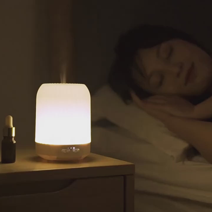 Essential Oil Diffuser and Humidifier with Aromatherapy Function, Night Light Featuring 3 Brightness Levels