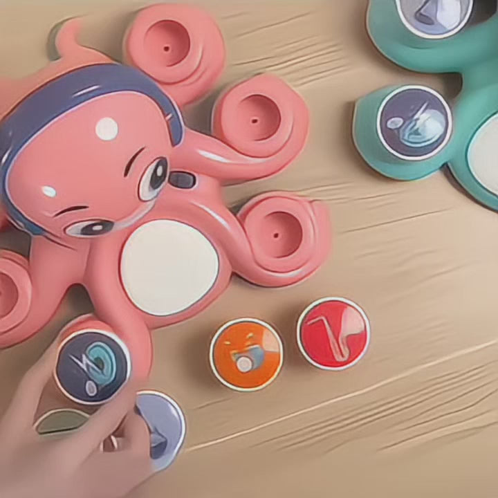 Octopus Musical Toy with 6 Music Buttons and 28 Sound Effects, Safe for Ages 18+ Months