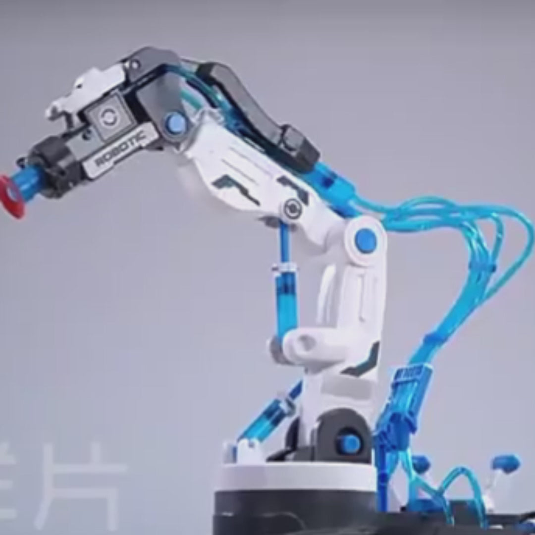 Hydraulic Robot Arm With Manual Control, Flexible Movement, DIY Science Experiment Toy For Ages 6+