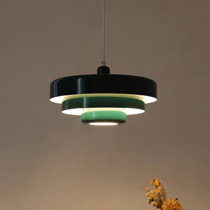 Modern Triple Layer Macaron Pendant Light