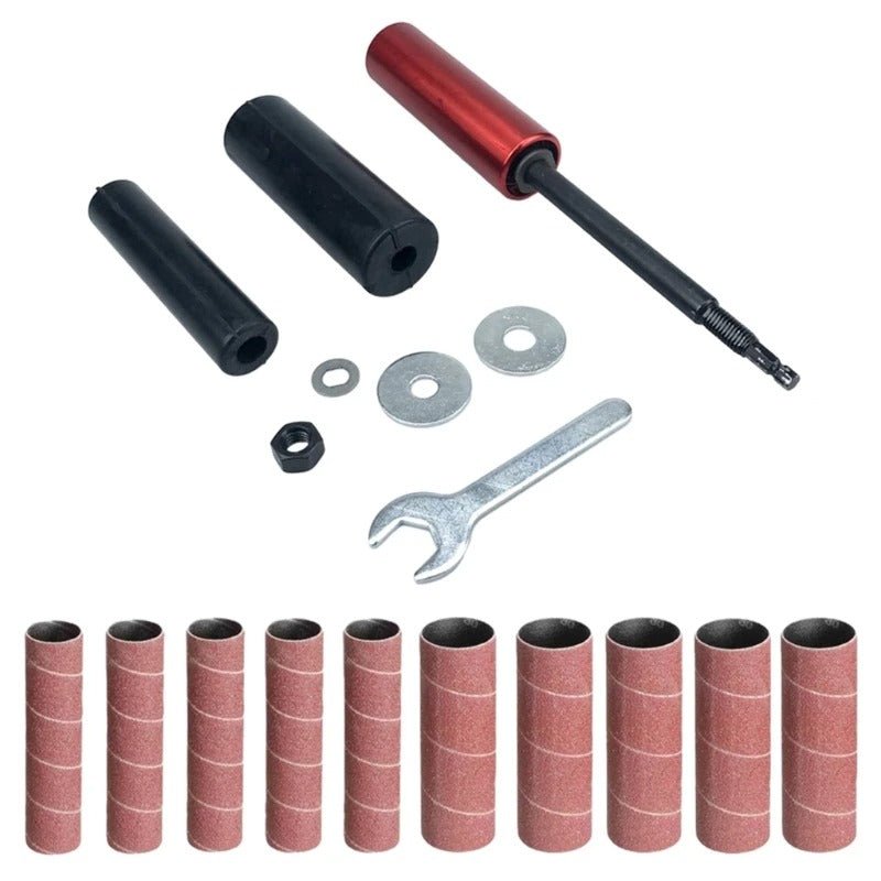 Versatile Performance -  Spindle Sanding Drum Sander Tool for Drill